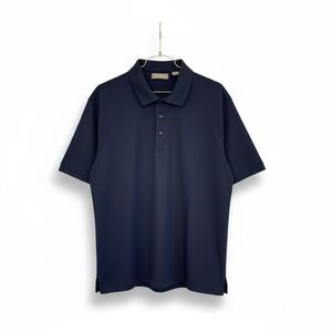 Daniel Cremieux Signature Navy Polo Shirt Men’s L 100% Cotton Pique